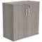 Polaris Low Cupboard, 1 Shelf, 816mm High, Grey Oak Polaris Low Cupboard, 1 Shelf, 816mm High, Grey Oak