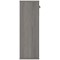 Polaris Medium Cupboard, 2 Shelves, 1204mm High, Grey Oak