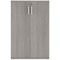 Polaris Medium Cupboard, 2 Shelves, 1204mm High, Grey Oak