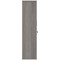 Polaris Tall Cupboard, 3 Shelves, 1592mm High, Grey Oak