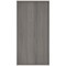 Polaris Tall Cupboard, 3 Shelves, 1592mm High, Grey Oak