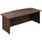 Avior Bow Fronted 2000mm Executive Desk, Walnut