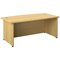 Avior Bow Fronted 2000mm Executive Desk, Oak