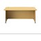 Avior Bow Fronted 2000mm Executive Desk, Oak