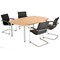 Jemini Boardroom Table, 1800mm, Beech