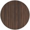 Avior Executive Circular Meeting Table, 1200mm Wide, Dark Walnut