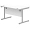 Polaris 1200mm Rectangular Desk, White Cantilever Leg, White