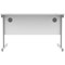 Polaris 1200mm Rectangular Desk, White Cantilever Leg, White