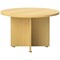 Avior Executive Circular Meeting Table, 1200mm Wide, Nova Oak