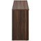 Avior Executive Low Wooden Cupboard, 2 Shelves, 800mm High, Walnut
