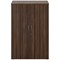 Avior Executive Medium Wooden Cupboard, 2 Shelves, 1560mm High, Walnut