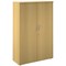 Avior Executive Medium Wooden Cupboard, 2 Shelves, 1560mm High, Oak