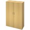 Avior Executive Medium Wooden Cupboard, 2 Shelves, 1560mm High, Oak