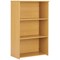 Serrion Premium Medium Bookcase, 2 Shelves, 1200mm High, Oak