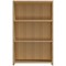 Serrion Premium Medium Bookcase, 2 Shelves, 1200mm High, Oak