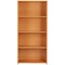 Serrion Premium Tall Bookcase, 3 Shelves, 1600mm High, Beech