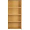 Serrion Premium Tall Bookcase, 3 Shelves, 1600mm High, Oak