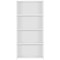 Serrion Premium Tall Bookcase, 3 Shelves, 1600mm High, White Serrion Premium Tall Bookcase, 3 Shelves, 1600mm High, White
