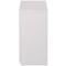 Serrion Premium Low Wooden Cupboard, 1 Shelf, 800mm High, White