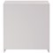 Serrion Premium Low Wooden Cupboard, 1 Shelf, 800mm High, White
