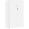 Serrion Premium Medium Wooden Cupboard, 2 Shelves, 1200mm High, White