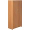 5 Star Premium Tall Wooden Cupboard, 2 Shelves, 1600mm High, Beech
