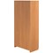5 Star Premium Tall Wooden Cupboard, 2 Shelves, 1600mm High, Beech