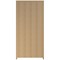 Serrion Premium Tall Wooden Cupboard, 2 Shelves, 1600mm High, White