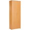 Serrion Premium Extra Tall Wooden Cupboard, 4 Shelves, 2000mm High, Beech