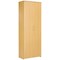 Serrion Premium Extra Tall Wooden Cupboard, 4 Shelves, 2000mm High, Oak