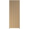 Serrion Premium Extra Tall Wooden Cupboard, 4 Shelves, 2000mm High, Oak