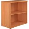 Jemini Low Bookcase, 1 Shelf, 800mm High, Beech