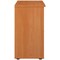 Jemini Low Bookcase, 1 Shelf, 800mm High, Beech