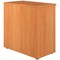 Jemini Low Bookcase, 1 Shelf, 800mm High, Beech