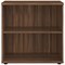 Jemini Bookcase 800x450x800mm Dark Walnut