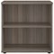 Jemini Low Bookcase, 1 Shelf, 800mm High, Grey Oak