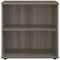 Jemini Low Bookcase, 1 Shelf, 800mm High, Grey Oak