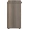 Jemini Low Bookcase, 1 Shelf, 800mm High, Grey Oak