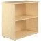 Jemini Low Bookcase, 1 Shelf, 800mm High, Maple