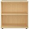 Jemini Low Bookcase, 1 Shelf, 800mm High, Maple