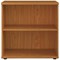 Jemini Low Bookcase, 1 Shelf, 800mm High, Oak