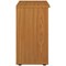 Jemini Low Bookcase, 1 Shelf, 800mm High, Oak