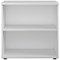 Jemini Low Bookcase, 1 Shelf, 800mm High, White