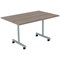 Jemini Rectangular Tilt Table, 1200x700mm, Grey Oak