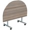 Jemini Semi-circular Tilt Table, 1400mm, Walnut