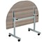 Jemini Semi-circular Tilt Table, 1400mm, Walnut