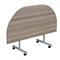 Jemini Semi-circular Tilt Table, 1400mm, Grey Oak