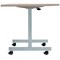 Jemini D-End Tilt Table 1400x700x720mm Grey Oak/Silver