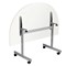 Jemini Semi-circular Tilt Table, 1400mm, White