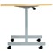 Jemini D-End Tilt Table 1600x800x720mm Nova Oak/Silver